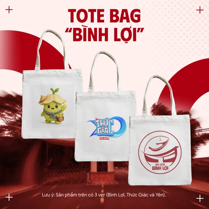 TÚI TOTE DU LỊCH BÌNH LỢI